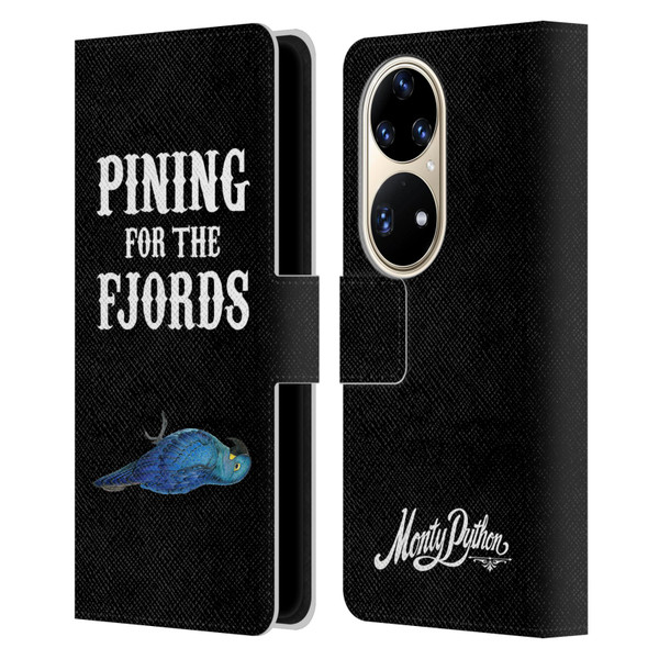 Monty Python Key Art Pining For The Fjords Leather Book Wallet Case Cover For Huawei P50 Pro