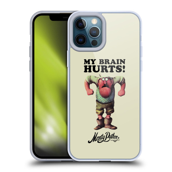 Monty Python Key Art My Brain Hurts Soft Gel Case for Apple iPhone 12 Pro Max