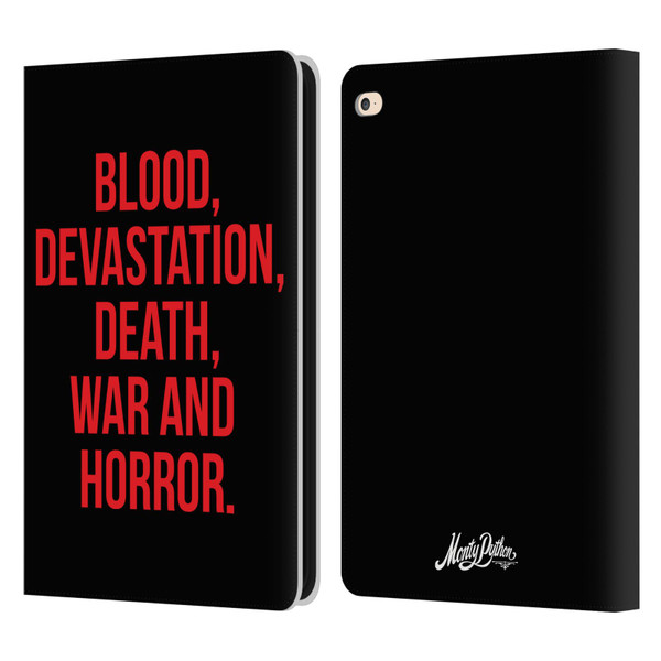 Monty Python Key Art Blood Devastation Death War And Horror Leather Book Wallet Case Cover For Apple iPad Air 2 (2014)