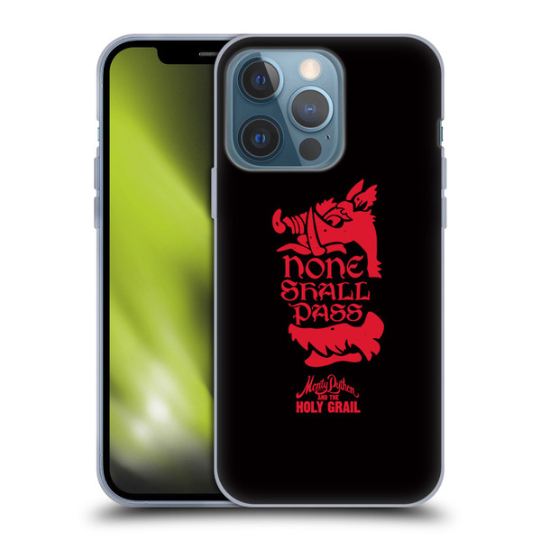 Monty Python Key Art None Shall Pass Soft Gel Case for Apple iPhone 13 Pro
