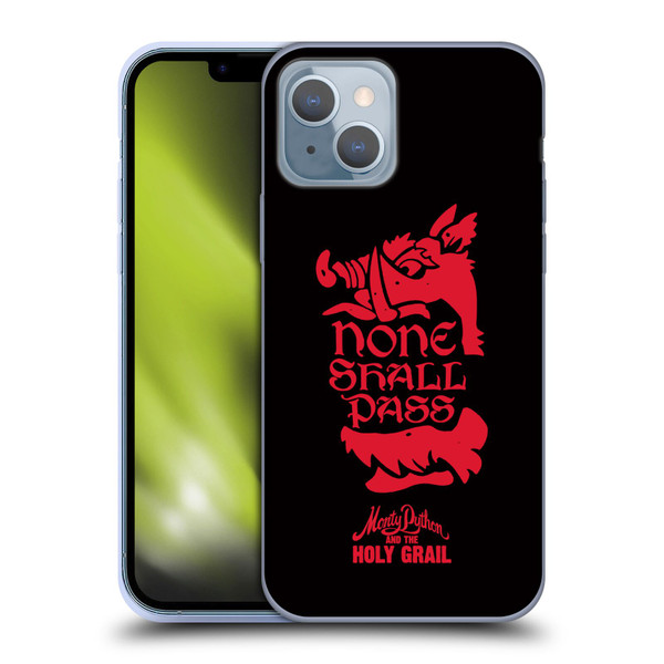 Monty Python Key Art None Shall Pass Soft Gel Case for Apple iPhone 14