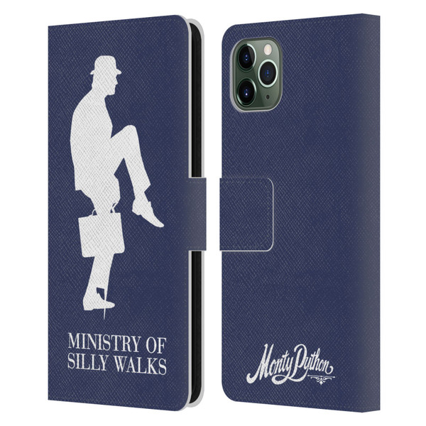 Monty Python Key Art Ministry Of Silly Walks Leather Book Wallet Case Cover For Apple iPhone 11 Pro Max