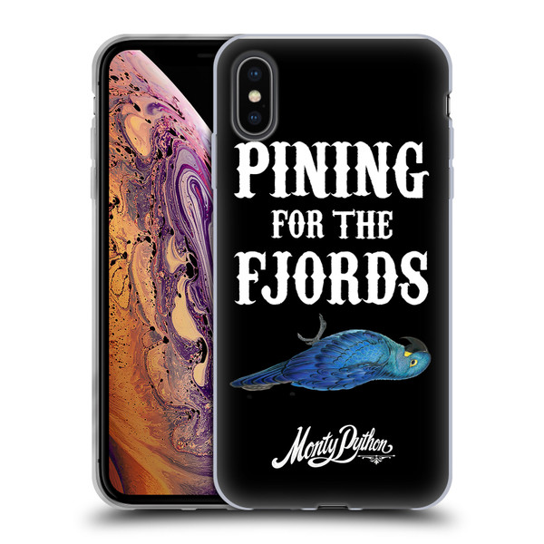 Monty Python Key Art Pining For The Fjords Soft Gel Case for Apple iPhone XS Max