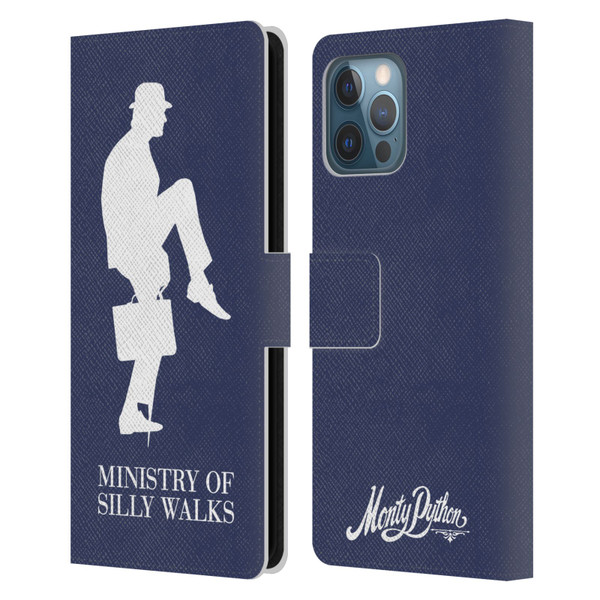 Monty Python Key Art Ministry Of Silly Walks Leather Book Wallet Case Cover For Apple iPhone 12 Pro Max