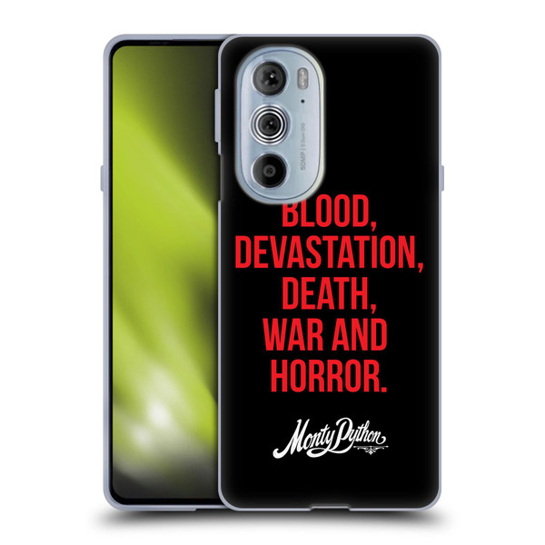 Monty Python Key Art Blood Devastation Death War And Horror Soft Gel Case for Motorola Edge X30