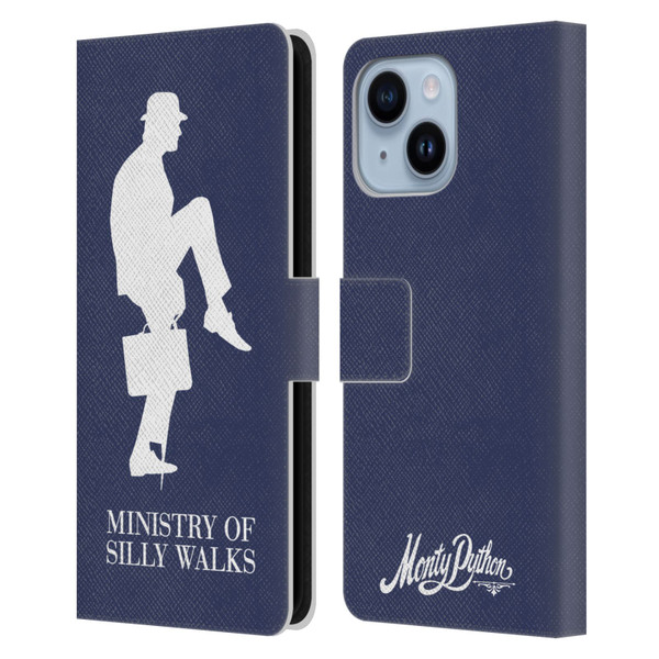 Monty Python Key Art Ministry Of Silly Walks Leather Book Wallet Case Cover For Apple iPhone 14 Plus