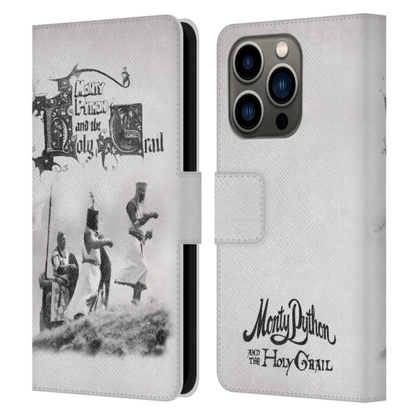 Monty Python Key Art Holy Grail Leather Book Wallet Case Cover For Apple iPhone 14 Pro