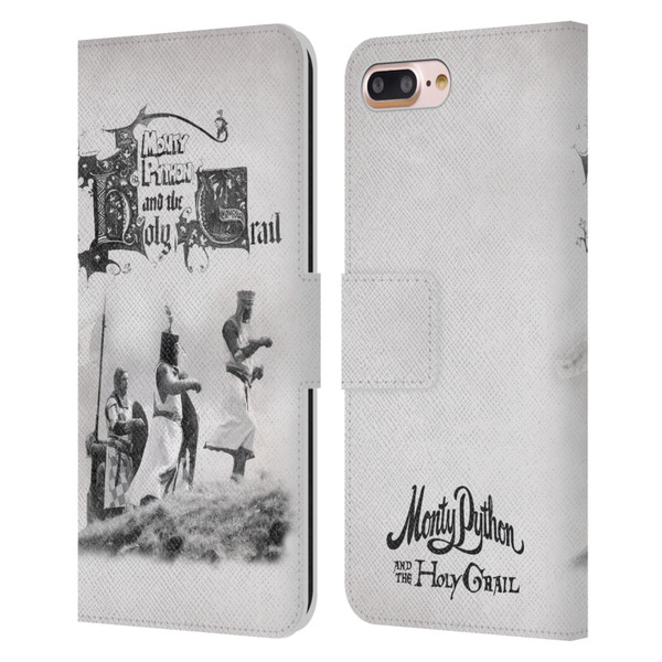 Monty Python Key Art Holy Grail Leather Book Wallet Case Cover For Apple iPhone 7 Plus / iPhone 8 Plus