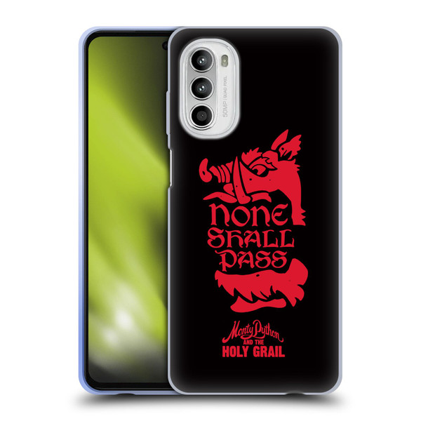 Monty Python Key Art None Shall Pass Soft Gel Case for Motorola Moto G52