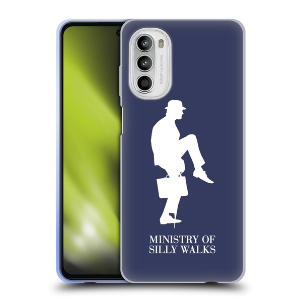 Monty Python Key Art Ministry Of Silly Walks Soft Gel Case for Motorola Moto G52