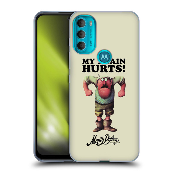 Monty Python Key Art My Brain Hurts Soft Gel Case for Motorola Moto G71 5G