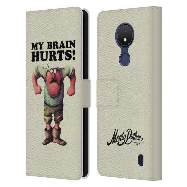 Monty Python Key Art My Brain Hurts Leather Book Wallet Case Cover For Nokia C21