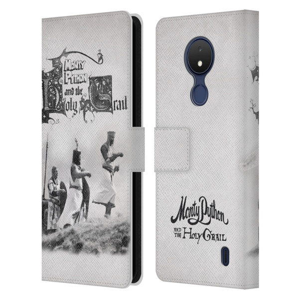 Monty Python Key Art Holy Grail Leather Book Wallet Case Cover For Nokia C21
