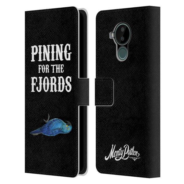 Monty Python Key Art Pining For The Fjords Leather Book Wallet Case Cover For Nokia C30