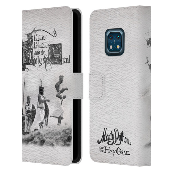 Monty Python Key Art Holy Grail Leather Book Wallet Case Cover For Nokia XR20