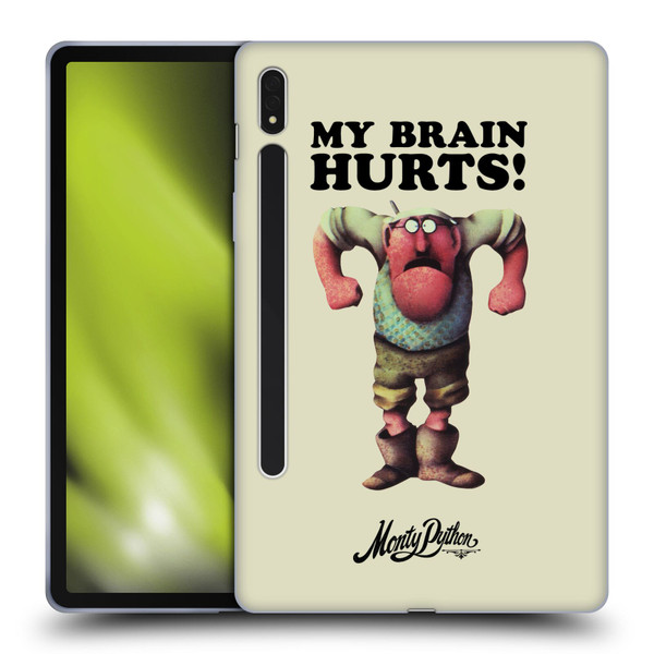 Monty Python Key Art My Brain Hurts Soft Gel Case for Samsung Galaxy Tab S8