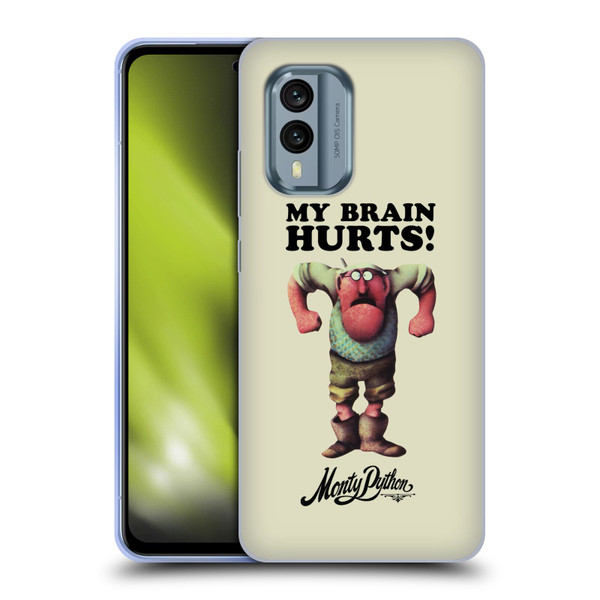 Monty Python Key Art My Brain Hurts Soft Gel Case for Nokia X30
