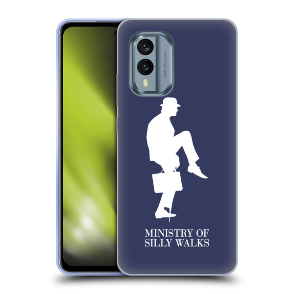 Monty Python Key Art Ministry Of Silly Walks Soft Gel Case for Nokia X30