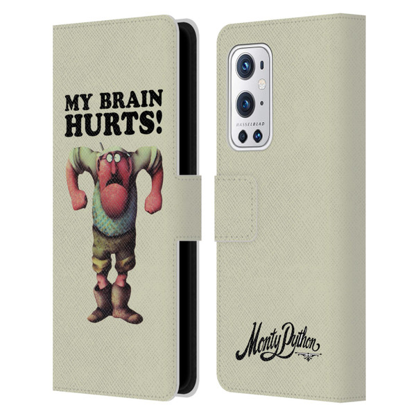 Monty Python Key Art My Brain Hurts Leather Book Wallet Case Cover For OnePlus 9 Pro