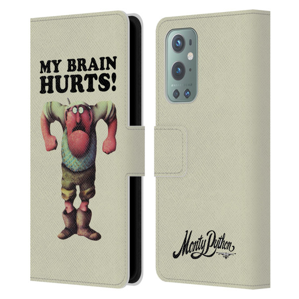 Monty Python Key Art My Brain Hurts Leather Book Wallet Case Cover For OnePlus 9