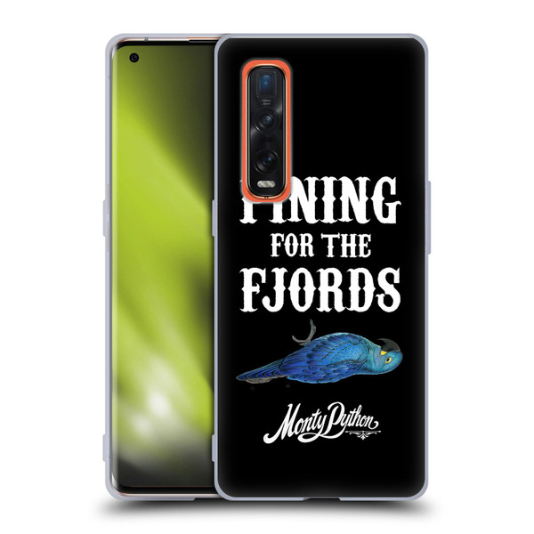 Monty Python Key Art Pining For The Fjords Soft Gel Case for OPPO Find X2 Pro 5G