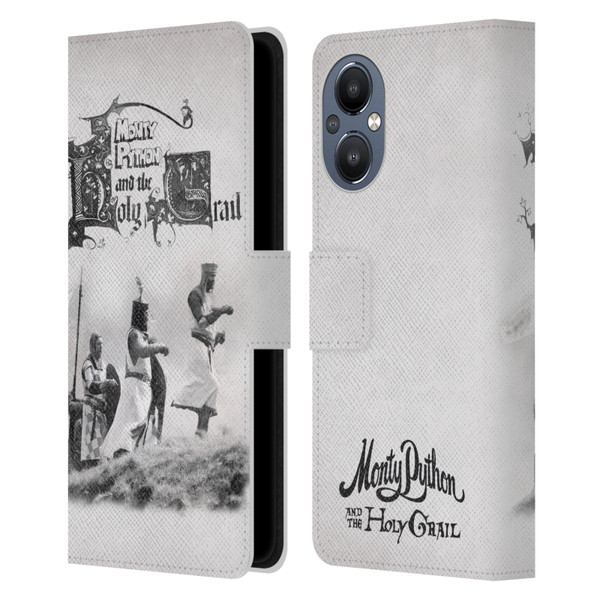 Monty Python Key Art Holy Grail Leather Book Wallet Case Cover For OnePlus Nord N20 5G