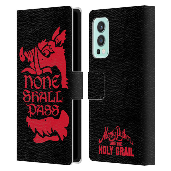 Monty Python Key Art None Shall Pass Leather Book Wallet Case Cover For OnePlus Nord 2 5G