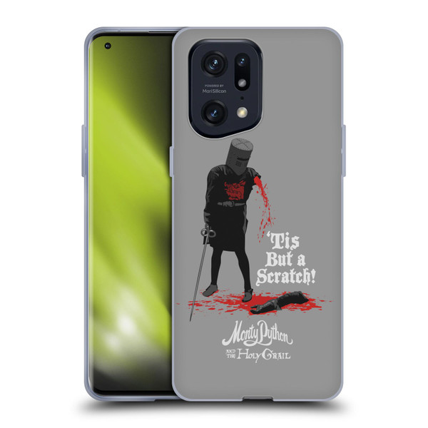 Monty Python Key Art Tis But A Scratch Soft Gel Case for OPPO Find X5 Pro