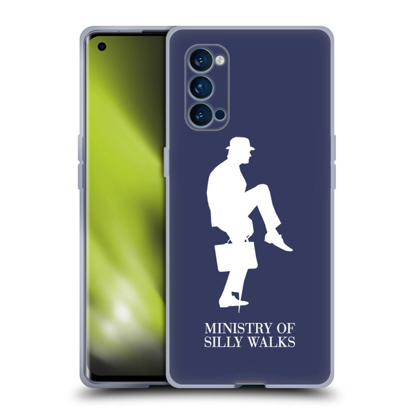 Monty Python Key Art Ministry Of Silly Walks Soft Gel Case for OPPO Reno 4 Pro 5G