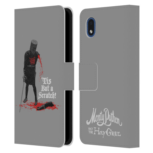 Monty Python Key Art Tis But A Scratch Leather Book Wallet Case Cover For Samsung Galaxy A01 Core (2020)