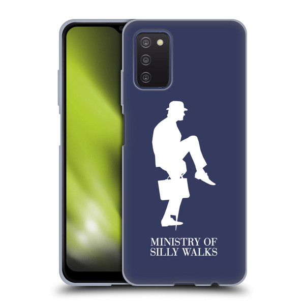 Monty Python Key Art Ministry Of Silly Walks Soft Gel Case for Samsung Galaxy A03s (2021)