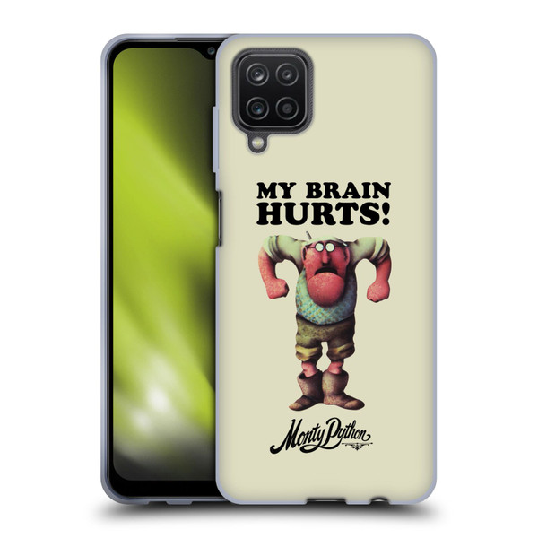 Monty Python Key Art My Brain Hurts Soft Gel Case for Samsung Galaxy A12 (2020)