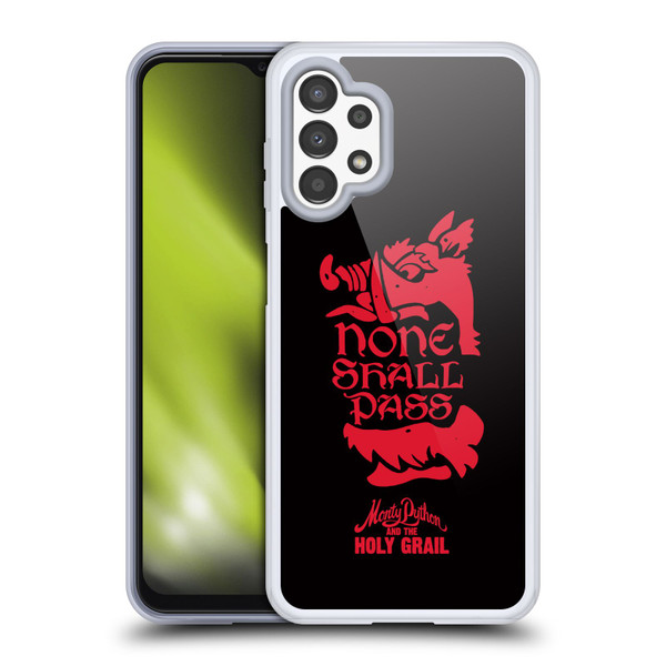 Monty Python Key Art None Shall Pass Soft Gel Case for Samsung Galaxy A13 (2022)