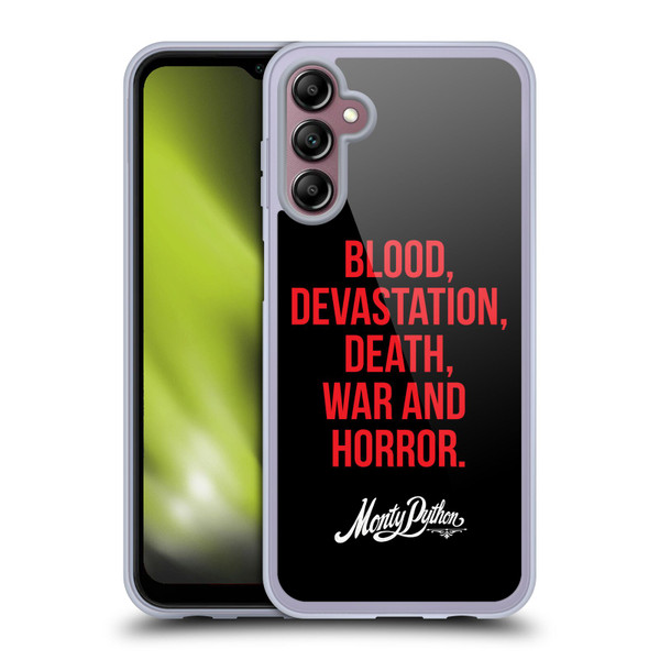 Monty Python Key Art Blood Devastation Death War And Horror Soft Gel Case for Samsung Galaxy A14 5G