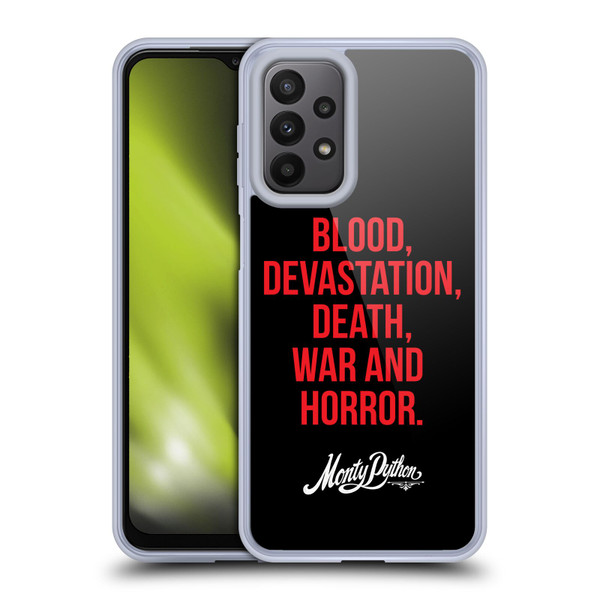 Monty Python Key Art Blood Devastation Death War And Horror Soft Gel Case for Samsung Galaxy A23 / 5G (2022)