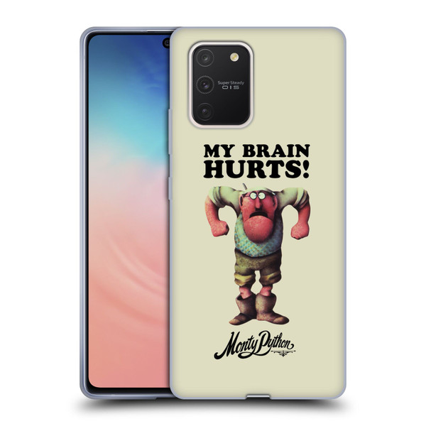 Monty Python Key Art My Brain Hurts Soft Gel Case for Samsung Galaxy S10 Lite