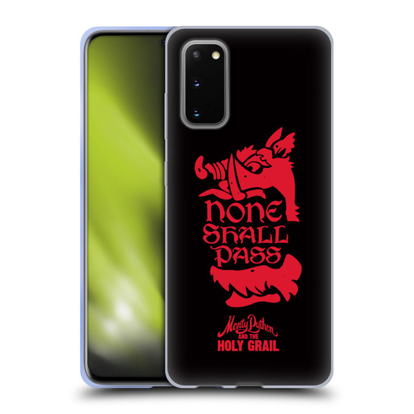 Monty Python Key Art None Shall Pass Soft Gel Case for Samsung Galaxy S20 / S20 5G