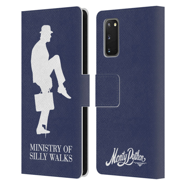 Monty Python Key Art Ministry Of Silly Walks Leather Book Wallet Case Cover For Samsung Galaxy S20 / S20 5G