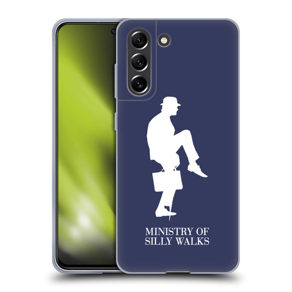 Monty Python Key Art Ministry Of Silly Walks Soft Gel Case for Samsung Galaxy S21 FE 5G