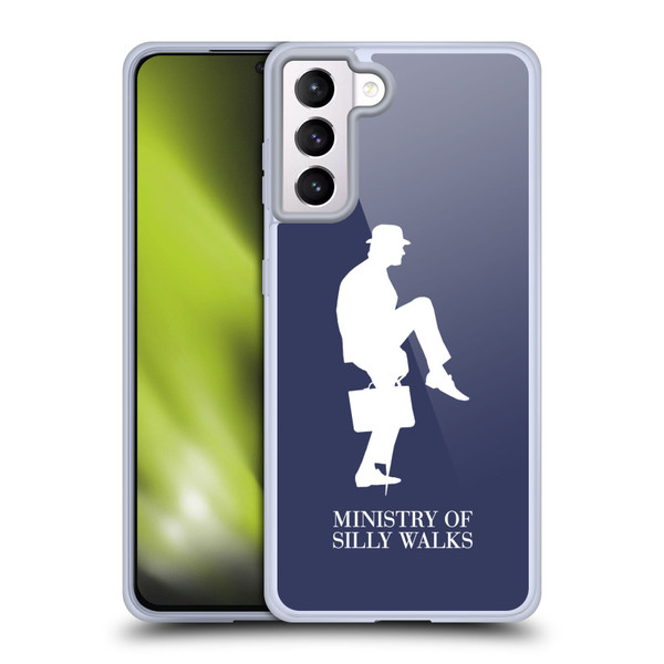 Monty Python Key Art Ministry Of Silly Walks Soft Gel Case for Samsung Galaxy S21+ 5G