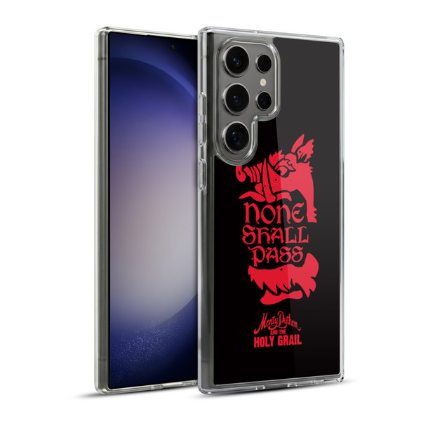 Monty Python Key Art None Shall Pass Soft Gel Case for Samsung Galaxy S23 Ultra 5G & MagSafe