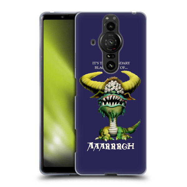 Monty Python Key Art Black Beast Of Aaarrrgh Soft Gel Case for Sony Xperia Pro-I