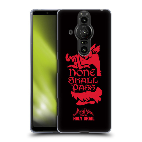 Monty Python Key Art None Shall Pass Soft Gel Case for Sony Xperia Pro-I