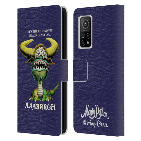 Monty Python Key Art Black Beast Of Aaarrrgh Leather Book Wallet Case Cover For Xiaomi Mi 10T 5G