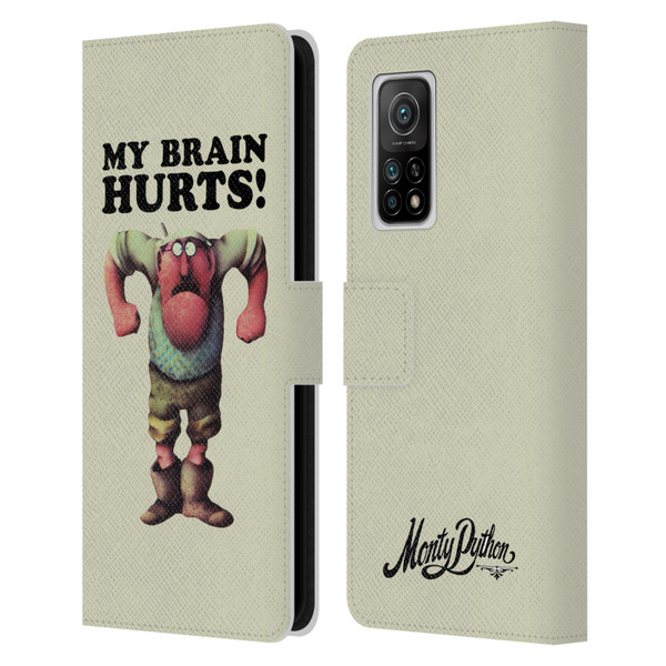 Monty Python Key Art My Brain Hurts Leather Book Wallet Case Cover For Xiaomi Mi 10T 5G