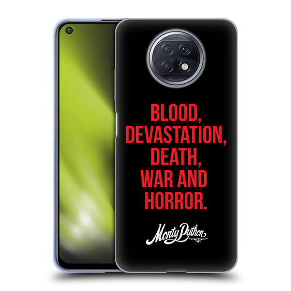 Monty Python Key Art Blood Devastation Death War And Horror Soft Gel Case for Xiaomi Redmi Note 9T 5G