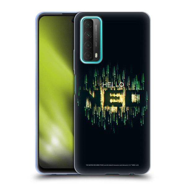 The Matrix Resurrections Key Art Hello Neo Soft Gel Case for Huawei P Smart (2021)