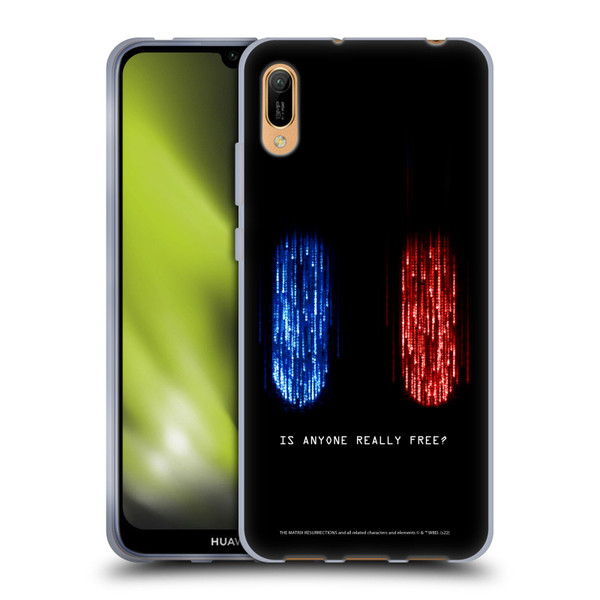 The Matrix Resurrections Key Art Is Anyone Really Free Soft Gel Case for Huawei Y6 Pro (2019)