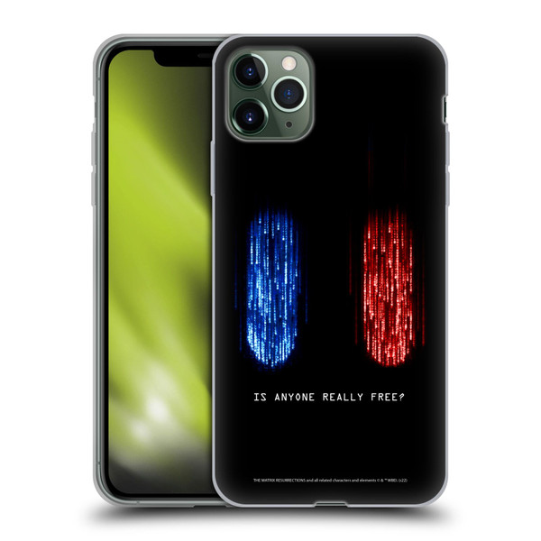 The Matrix Resurrections Key Art Is Anyone Really Free Soft Gel Case for Apple iPhone 11 Pro Max