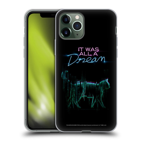 The Matrix Resurrections Key Art It Was All A Dream Soft Gel Case for Apple iPhone 11 Pro